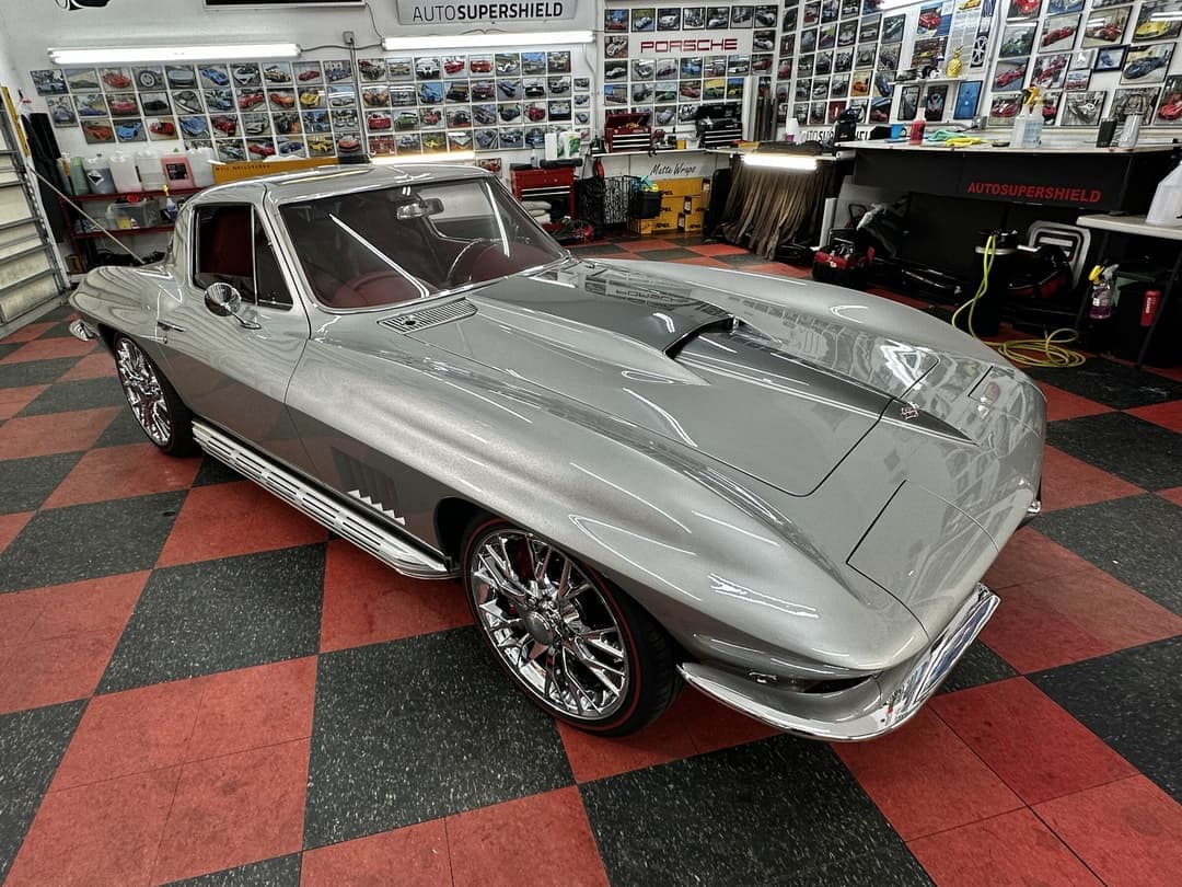 Classic Corvette Sting Ray detailed at Auto SuperShield