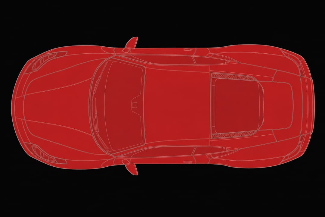 Coverage diagram: full body — every painted panel highlighted