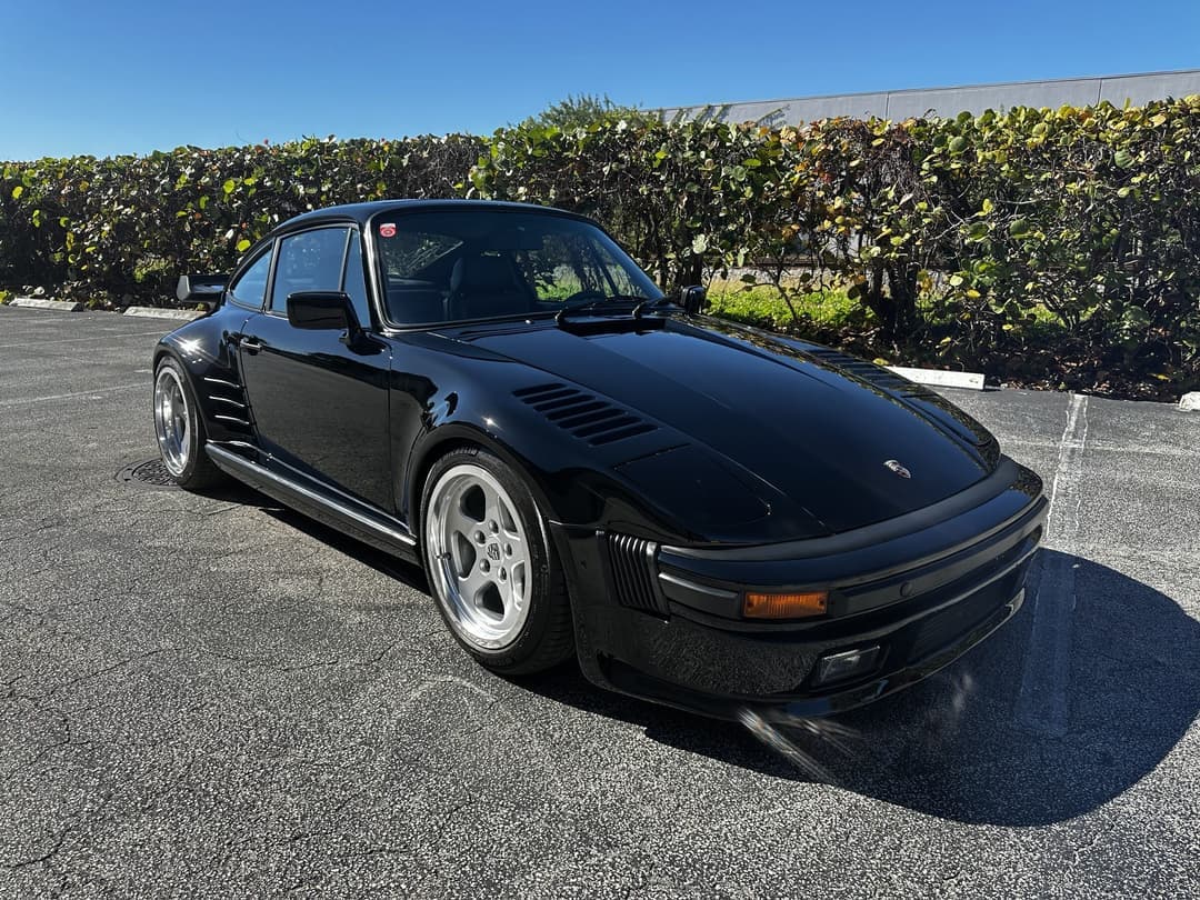Black Porsche 930 protected for a Pompano Beach customer at Auto SuperShield