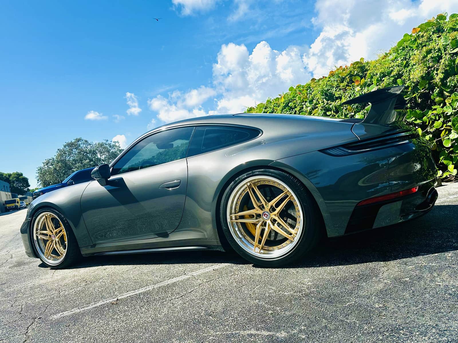 Porsche GT3 Touring with coated paint and wheels
