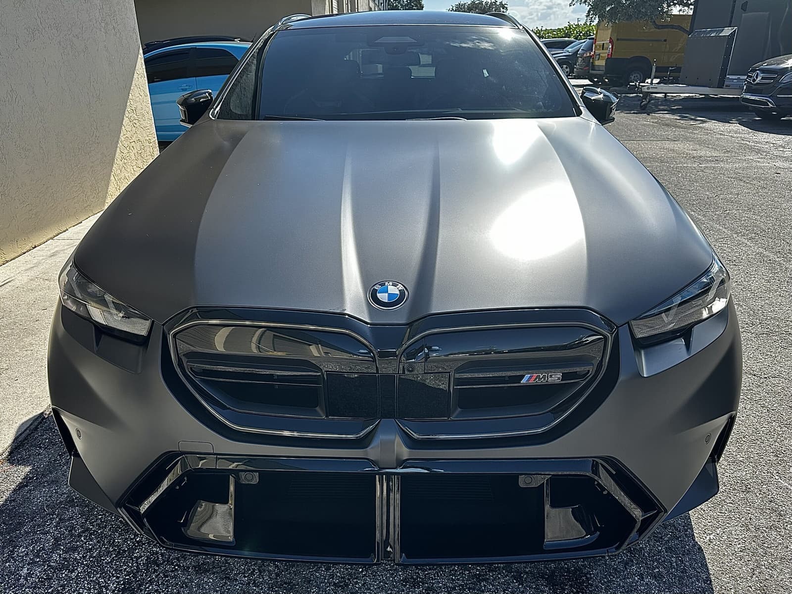 BMW M5 with XPEL Prime XR Plus window tint at Auto SuperShield Boca Raton