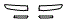 Headlamp Kit pattern for the 2022 Jeep Grand Wagoneer