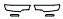 Headlamp and Fog Lamp Kit pattern for the 2026 RAM 1500