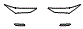 Headlamp and Fog Lamp Kit pattern for the 2026 Acura MDX