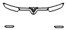 Headlamp and Fog Lamp Kit pattern for the 2025 VinFast VF9