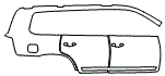 Door and Rear Fender Kit pattern for the 2021 Toyota LandCruiser