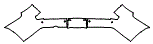 Rear Bumper Kit pattern for the 2021 Toyota LandCruiser