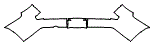 Rear Bumper Kit pattern for the 2021 Toyota LandCruiser