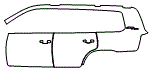 Door and Rear Fender Kit pattern for the 2021 Toyota LandCruiser