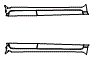 Rocker Panel Kit pattern for the 2021 Toyota LandCruiser