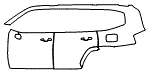 Rear Fender and Door Kit pattern for the 2022 Toyota LandCruiser 300