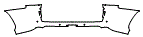 Rear Bumper Kit pattern for the 2022 Toyota LandCruiser 300