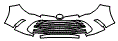 Bumper Kit pattern for the 2016 Toyota Avalon