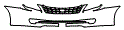 Grille and Bumper Kit pattern for the 2005 Toyota Avalon