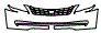 Grille and Bumper Kit pattern for the 2005 Toyota Avalon