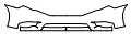 Bumper and Luggage Area Kit pattern for the 2011 Toyota Avalon
