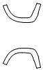 Rear Wheel Impact Area Kit pattern for the 2011 Toyota Tacoma