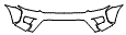 Bumper Kit pattern for the 2014 Toyota Tacoma