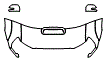 Hood, Fender and Mirror Kit pattern for the 2014 Toyota Tacoma