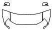 Hood, Fender and Mirror Kit pattern for the 2014 Toyota Tacoma