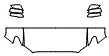 Hood, Fender and Mirror Kit pattern for the 2019 Toyota Tacoma