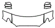 Hood, Fender and Mirror Kit pattern for the 2019 Toyota Tacoma