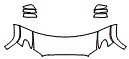 Hood, Fender and Mirror Kit pattern for the 2019 Toyota Tacoma