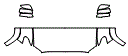 Hood, Fender and Mirror Kit pattern for the 2019 Toyota Tacoma