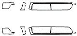 Rocker Panel Kit pattern for the 2019 Toyota Tacoma