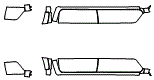 Rocker Panel Kit pattern for the 2019 Toyota Tacoma