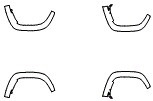 Fender Flare Kit pattern for the 2019 Toyota Tacoma