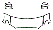 Hood, Fender and Mirror Kit pattern for the 2019 Toyota Tacoma