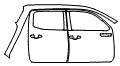 Rear Fender and Door Kit pattern for the 2019 Toyota Tacoma