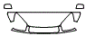 Hood, Fender and Mirror Kit pattern for the 2001 Toyota RAV4
