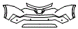 Bumper Kit pattern for the 2016 Toyota RAV4