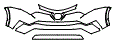 Bumper Kit pattern for the 2016 Toyota RAV4