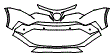 Bumper Kit pattern for the 2016 Toyota RAV4