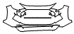 Bumper Kit pattern for the 2019 Toyota RAV4 (Canada Only)