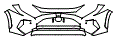 Bumper Kit pattern for the 2025 Toyota RAV4