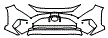 Bumper Kit pattern for the 2025 Toyota RAV4
