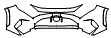 Bumper Kit pattern for the 2025 Toyota RAV4
