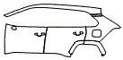 Door and Rear Fender Kit pattern for the 2019 Toyota RAV4 (Canada Only)