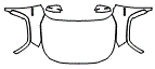 Full Hood, Fender and Mirror Kit pattern for the 2019 Toyota RAV4 (Canada Only)