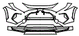 Bumper Kit pattern for the 2024 Toyota RAV4 Prime