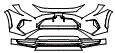 Bumper Kit pattern for the 2024 Toyota RAV4 Prime