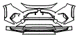 Bumper Kit pattern for the 2024 Toyota RAV4 Prime