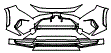 Bumper Kit pattern for the 2024 Toyota RAV4 Prime