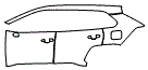 Door and Rear Fender Kit pattern for the 2024 Toyota RAV4 Prime