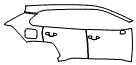 Door and Rear Fender Kit pattern for the 2024 Toyota RAV4 Prime