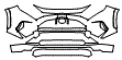 Bumper Kit pattern for the 2025 Toyota RAV4